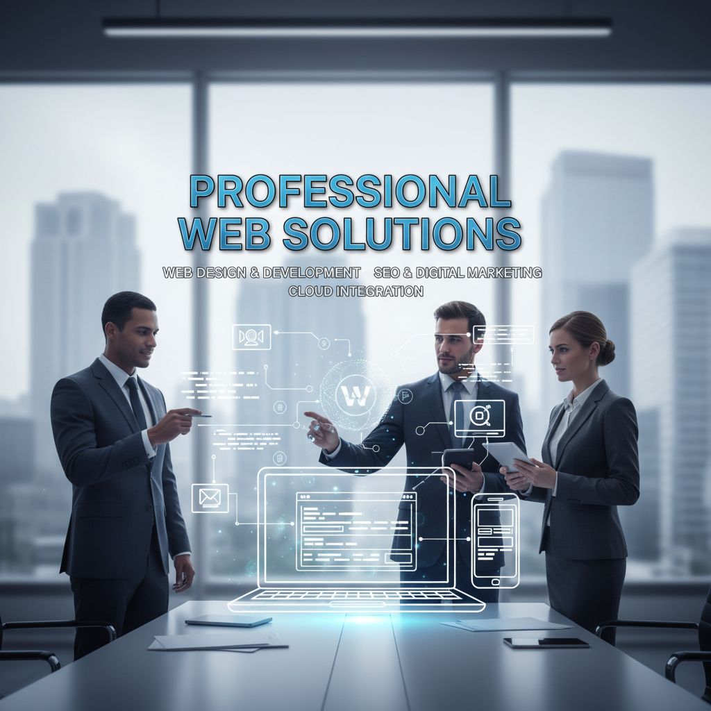 Professional web design showcase